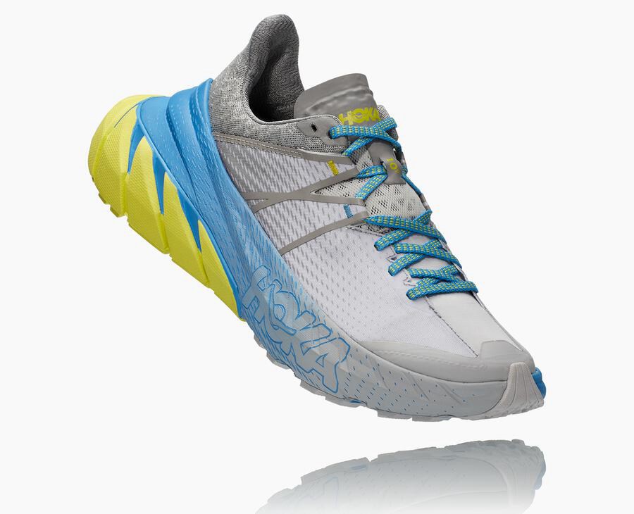 Trail Shoes Mens - Hoka One One TenNine - Grey - WHXPFUJ-93